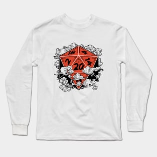 An Oriental D20 Dice Long Sleeve T-Shirt